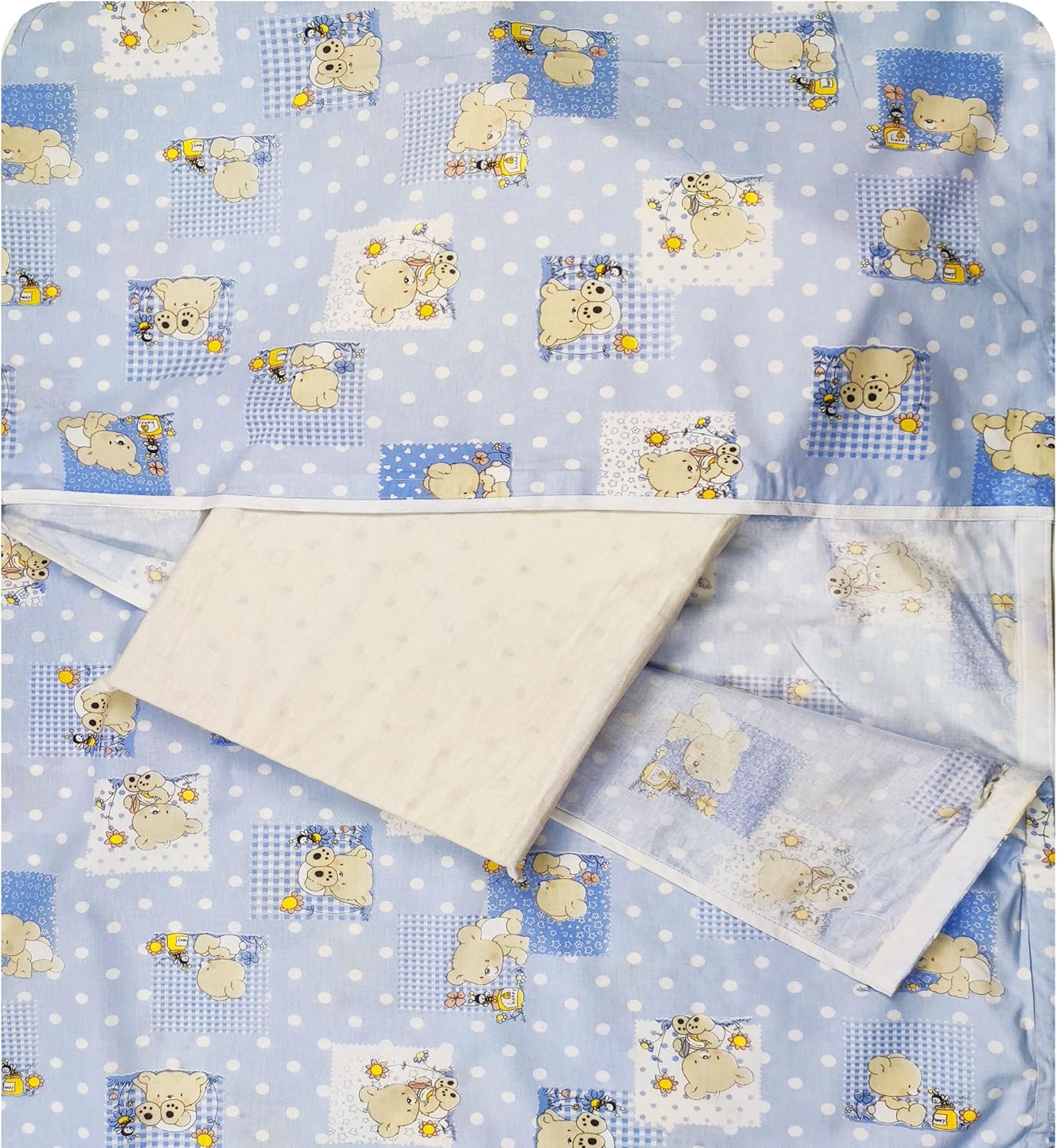 Set Asilo - Sacco Nanna e Sacchetto Orsetti e Api Azzurro - immagine 5