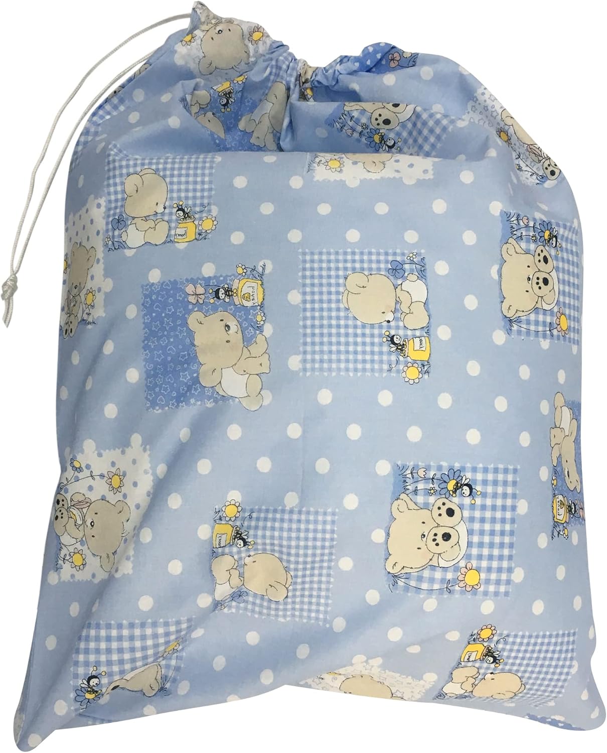 Set Asilo - Sacco Nanna e Sacchetto Orsetti e Api Azzurro - immagine 8