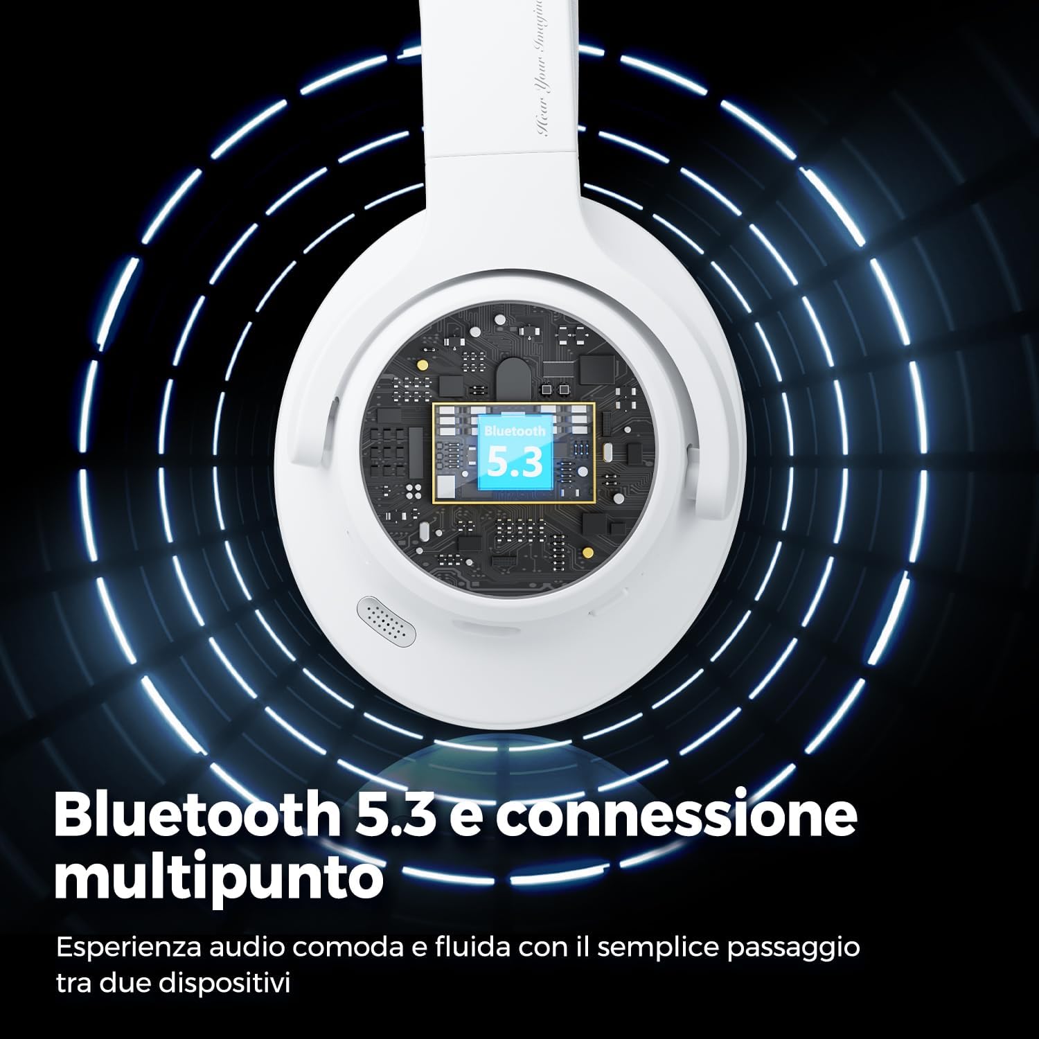 Soundpeats Space Cuffie Wireless Bluetooth 5.3 - immagine 6