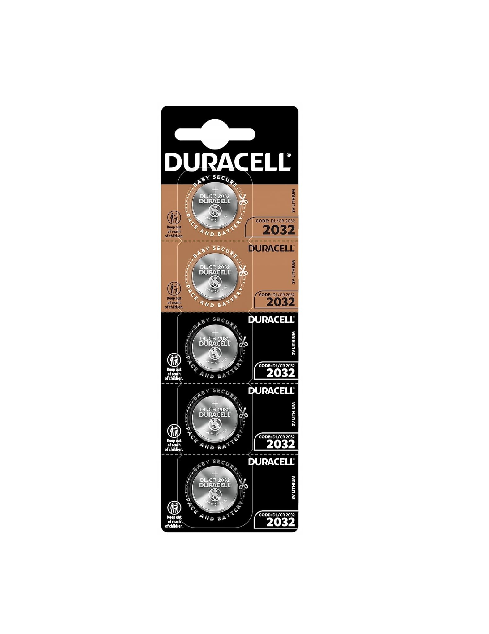 5X Duracell CR 2032 (1 Blister Da 5 Batterie) 5 Pile (DL/CR2032)