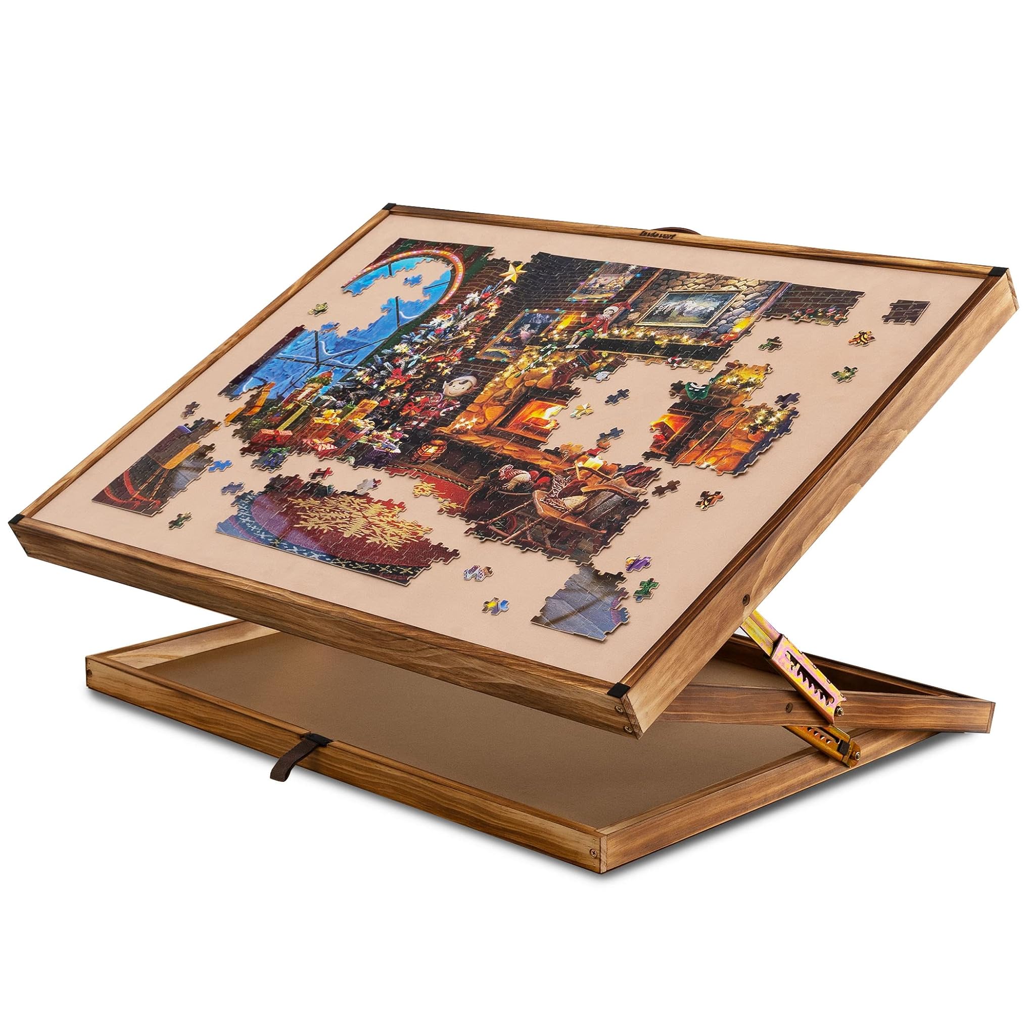 Lavievert Tavola Puzzle in Legno Reversibile 2 in 1