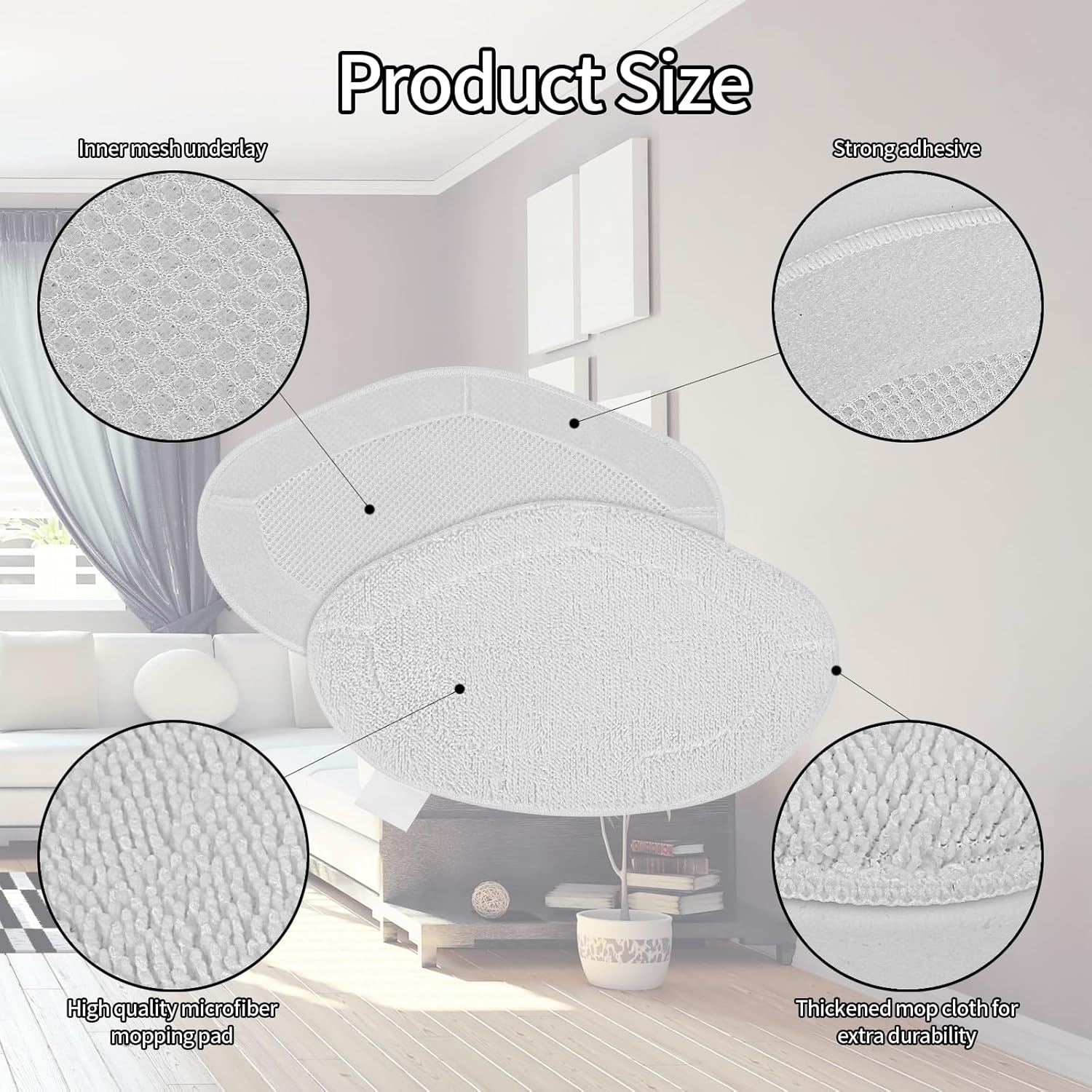 Gudotra 4 Panni per Polti Vaporetto SV440 SV450 - immagine 4