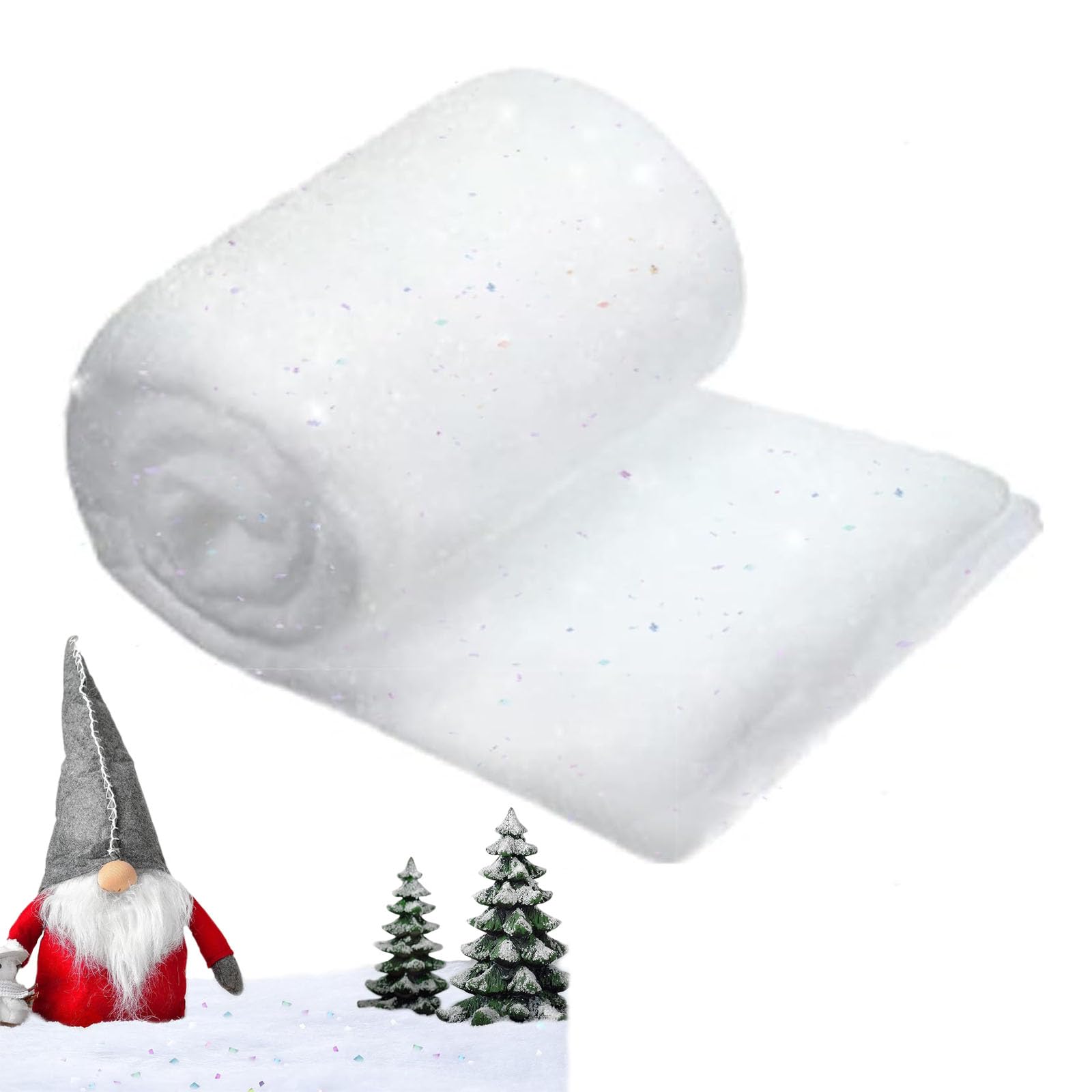 Tappeto da Neve Artificiale Glitterata 80x300cm