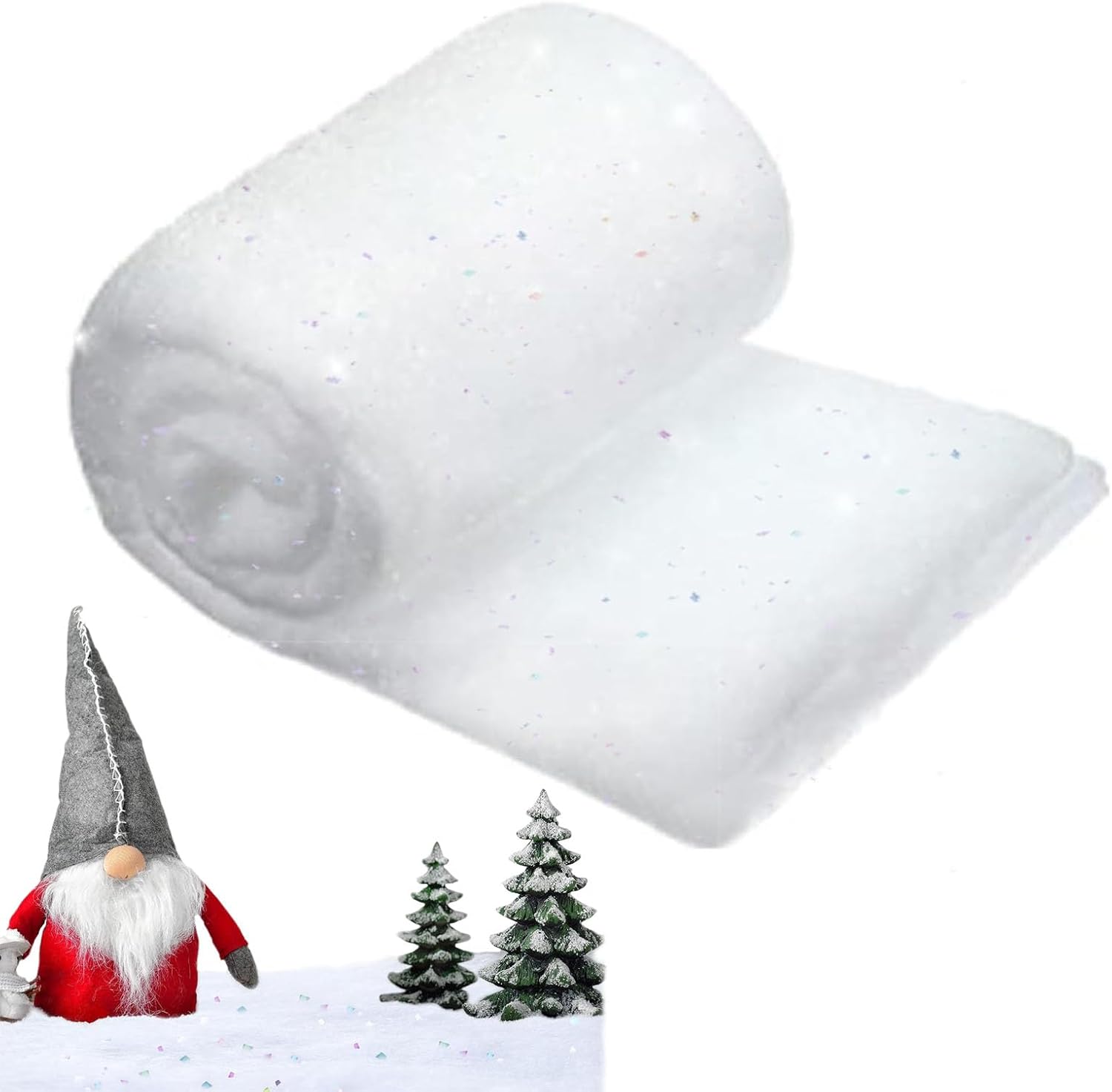 Tappeto da Neve Artificiale Glitterata 80x300cm - immagine 1