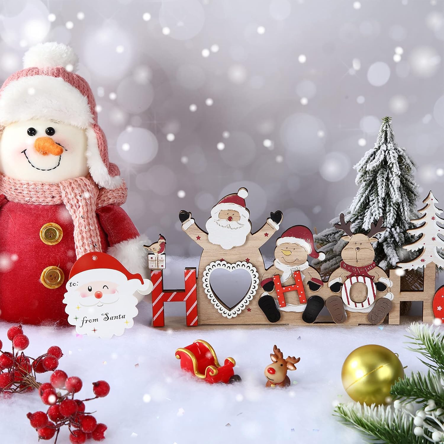 Tappeto da Neve Artificiale Glitterata 80x300cm - immagine 3