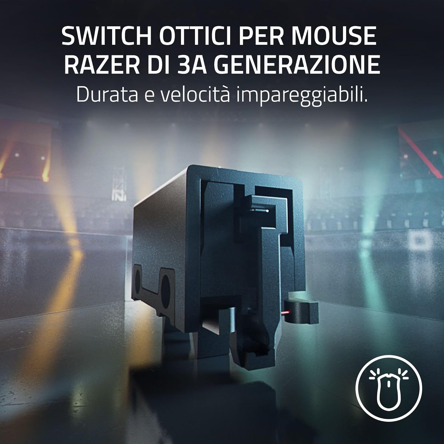 Razer DeathAdder V3 HyperSpeed - Mouse Gaming Wireless, Nero - immagine 6