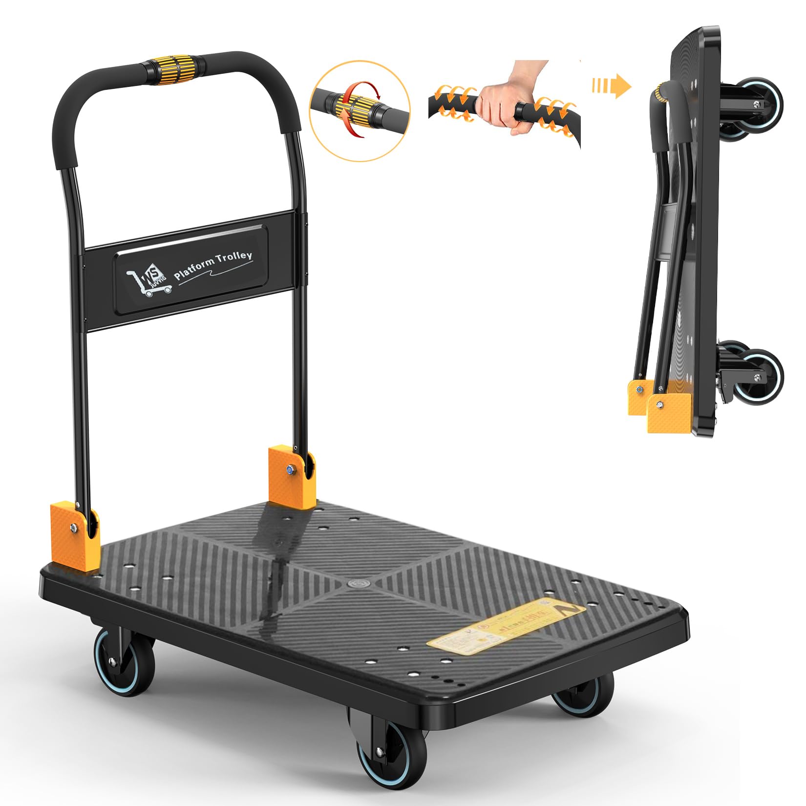 N&S Piattaforma Carrello per Carichi Pesanti 350kg