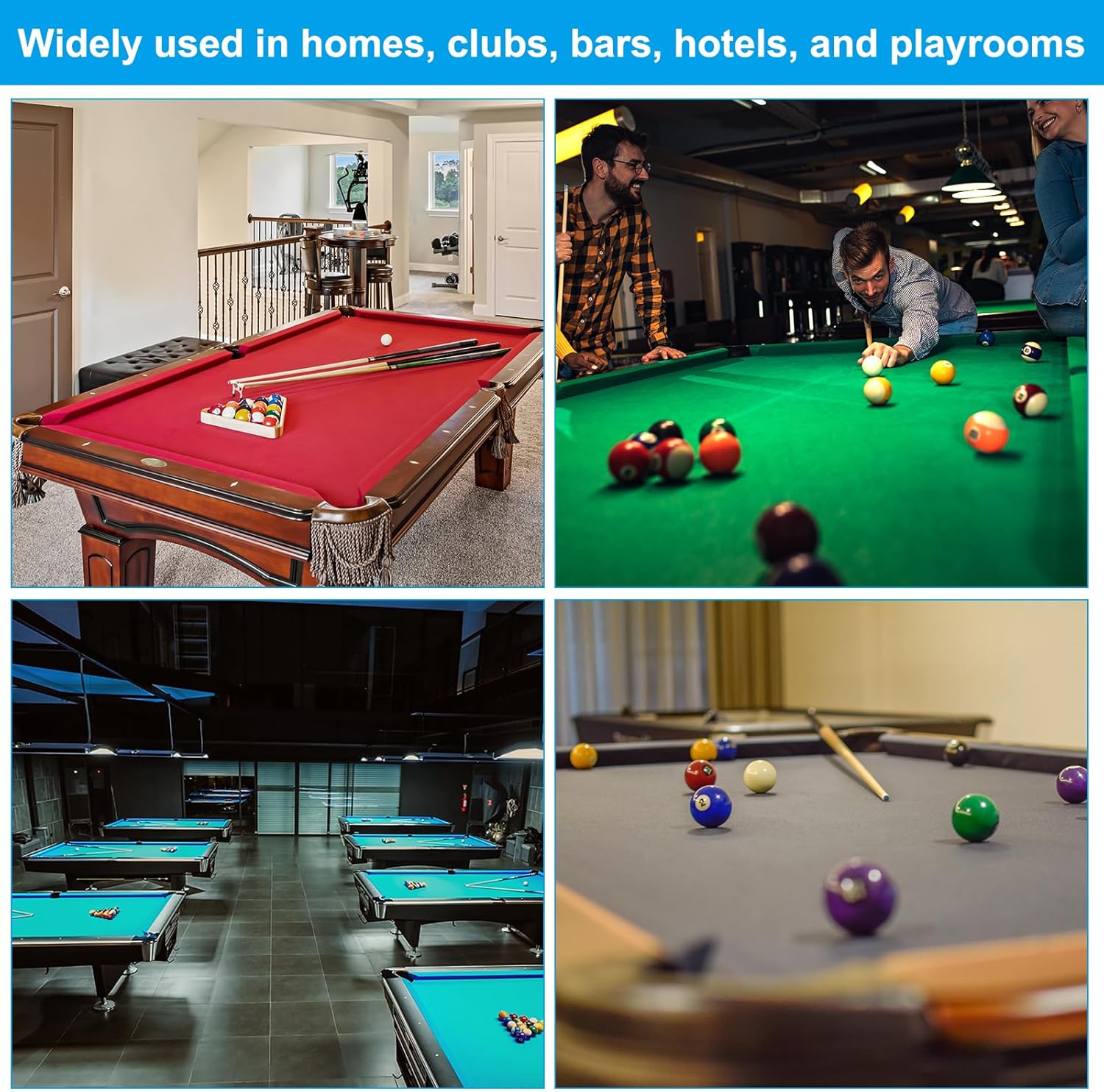 PATIKIL Tessuto per Biliardo 9ft, Verde - immagine 5