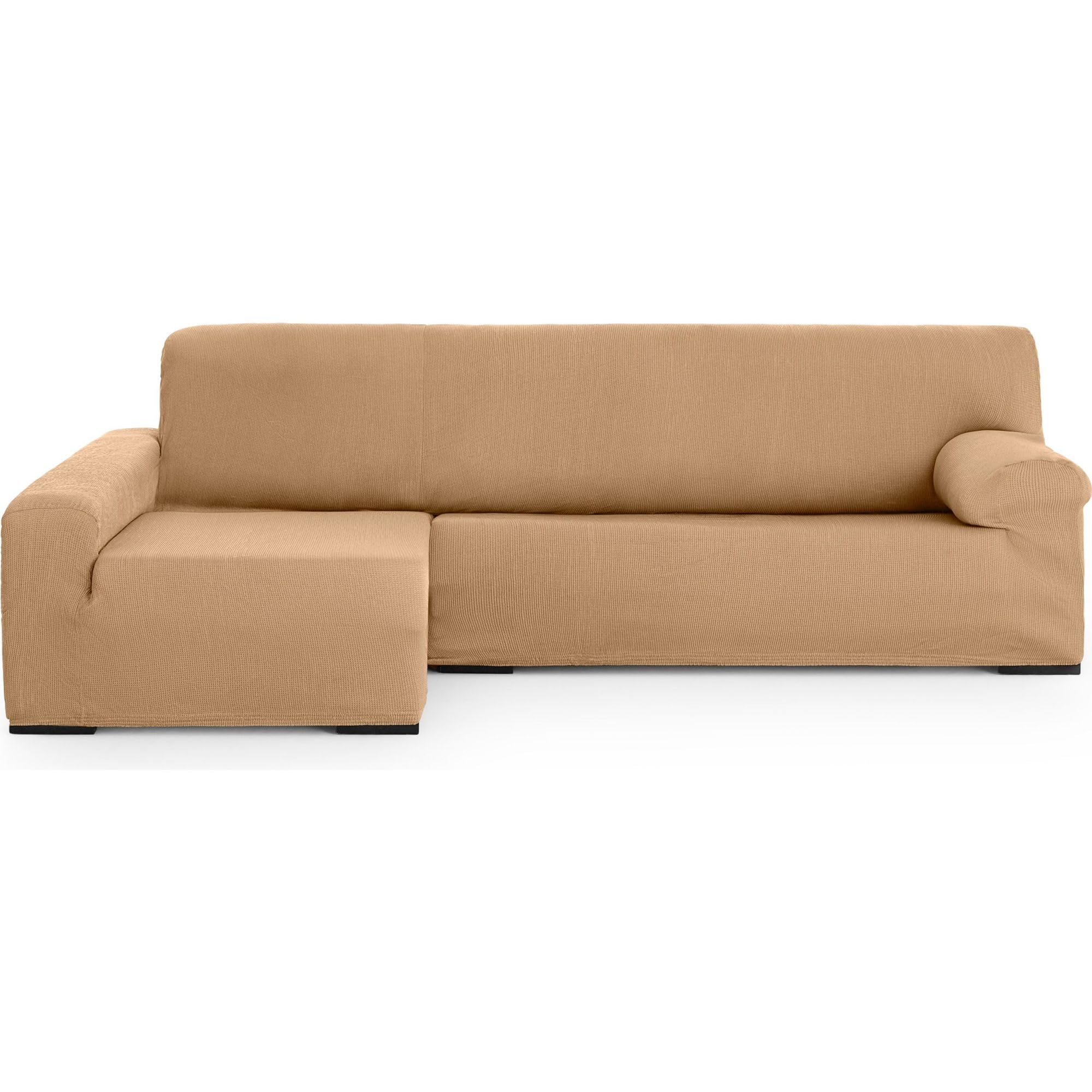 ECOMMERC3 Copridivano Chaiselong Braccio Sinistro, Sabbia