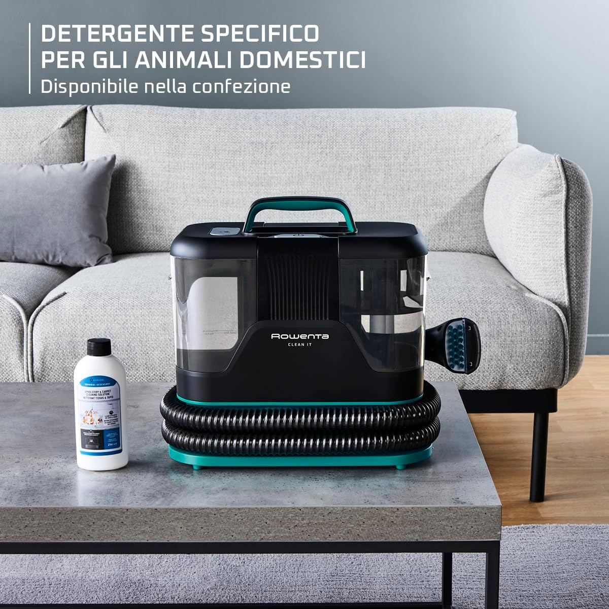 Rowenta Clean It - Lavatappeti Portatile 750W - immagine 6