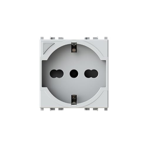 4box - Presa Smart P40 S per Vimar Plana, Bianca