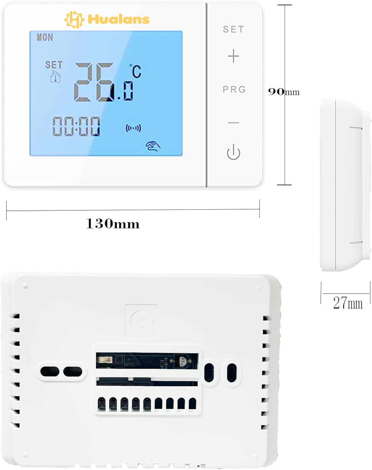 Termostato WiFi per Caldaia a Gas con Schermo LCD - immagine 2