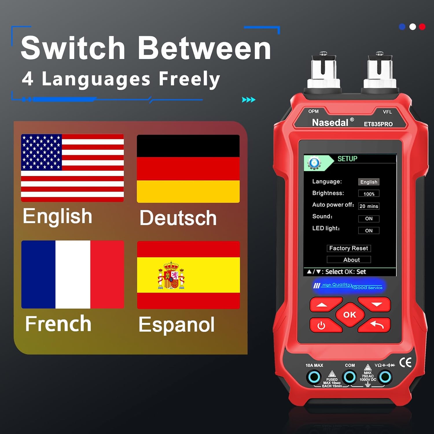 Network Cable Tester Wire Tracker ET835 PRO 3 in 1 - immagine 3