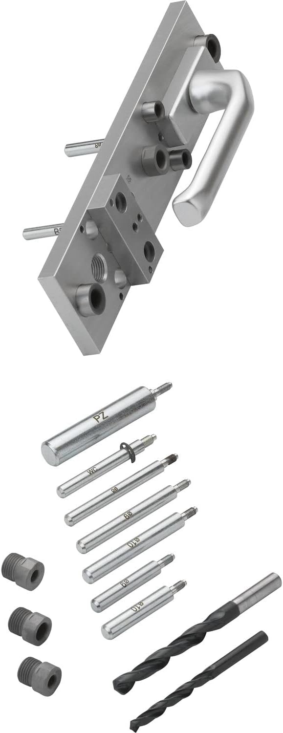 HOPPE 10749584 - Set di punte per trapano, zincate