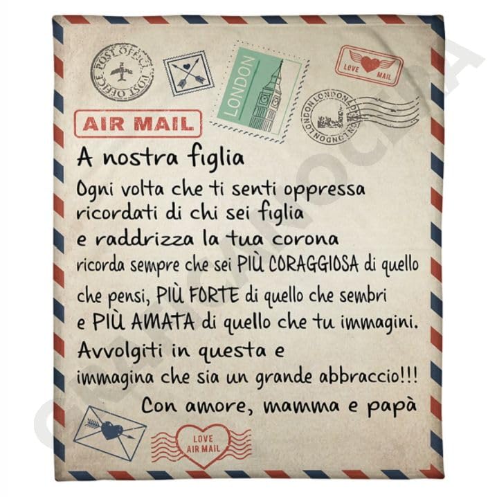 Plaid Coperta in Morbido Pile 150x200cm