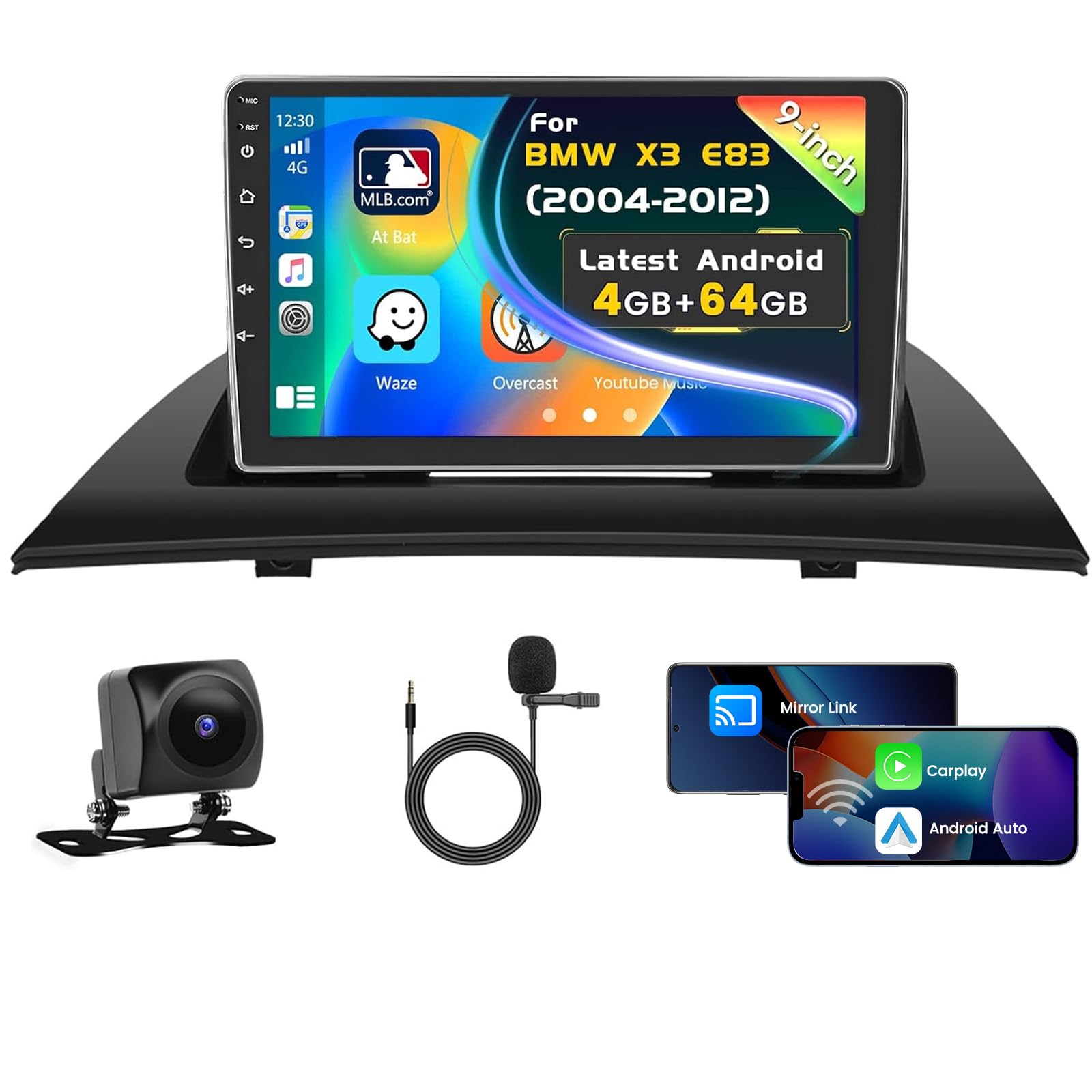 Inefala Autoradio Android per BMW X3 E83 (2004-2012)