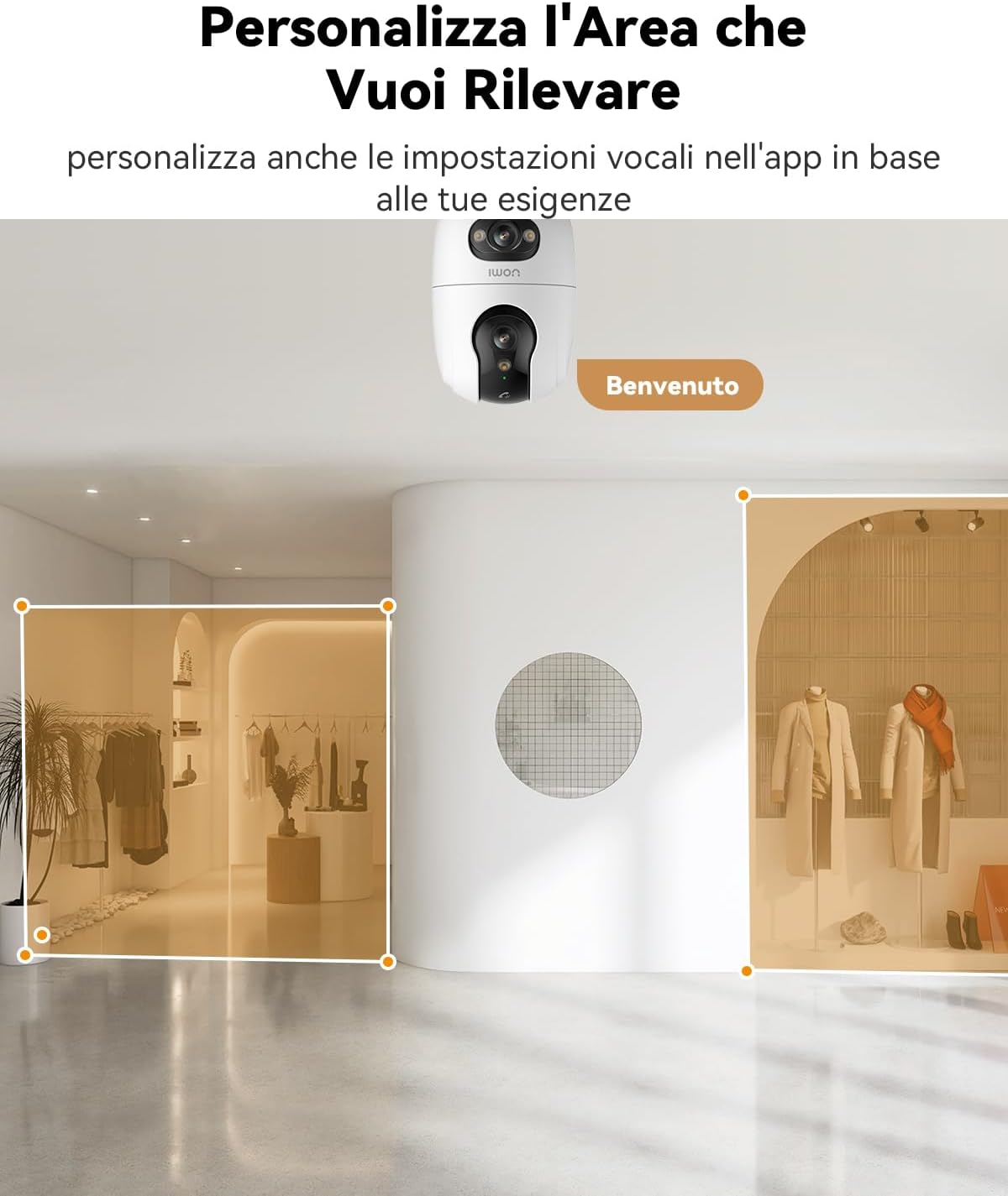 Imou 4K Telecamera WiFi Interno Doppio Obiettivo - immagine 12