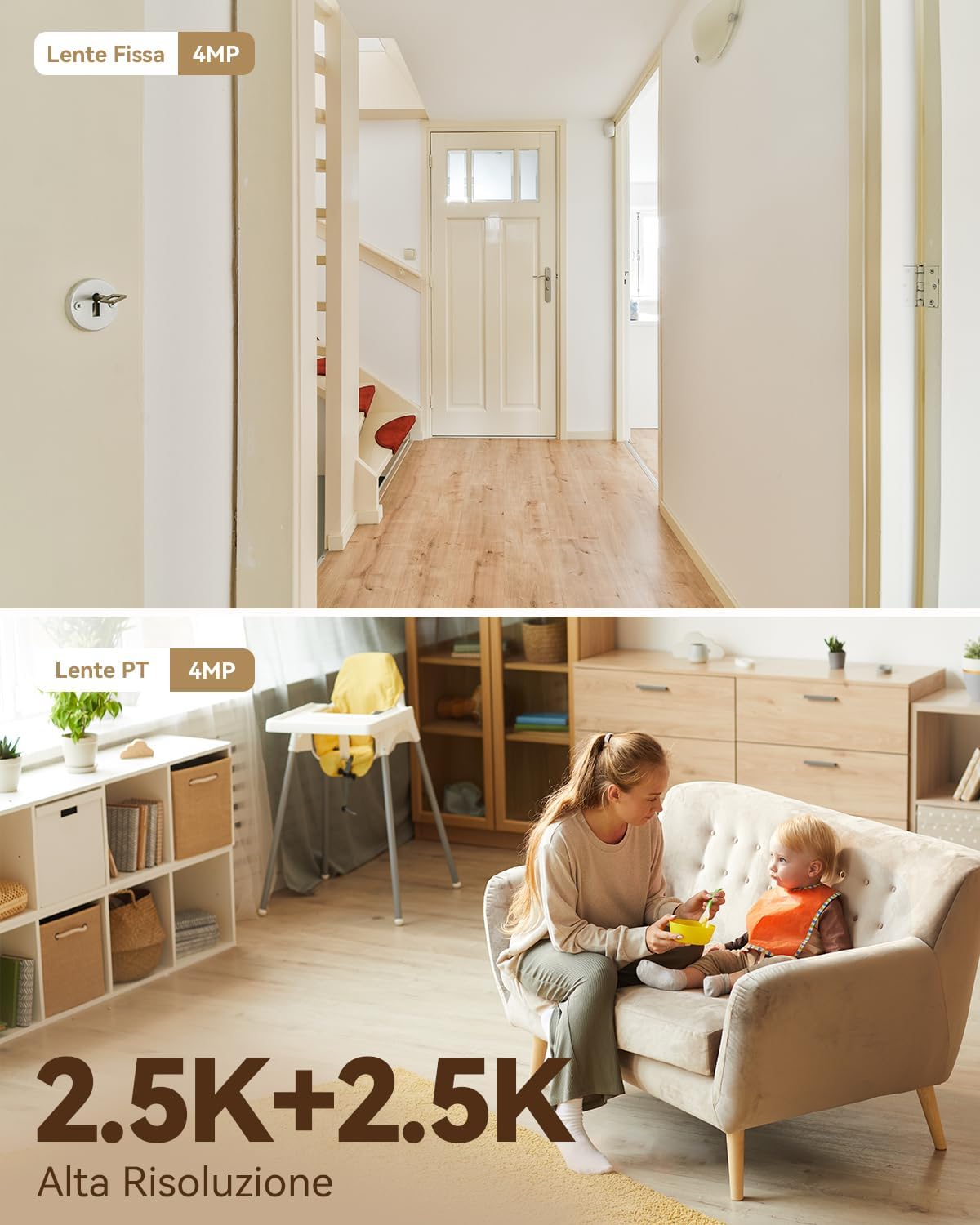 Imou 4K Telecamera WiFi Interno Doppio Obiettivo - immagine 2