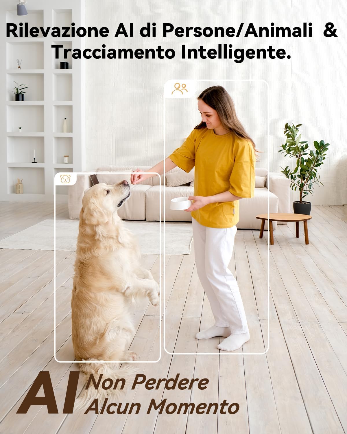 Imou 4K Telecamera WiFi Interno Doppio Obiettivo - immagine 6