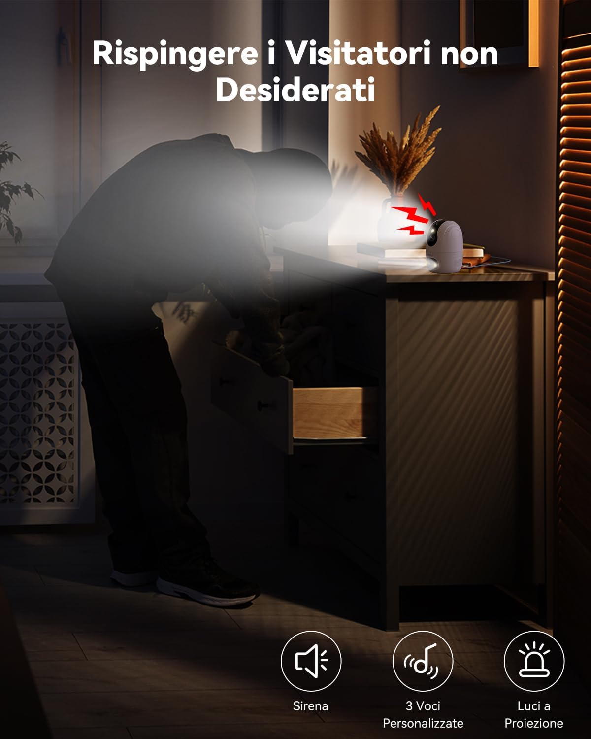 Imou 4K Telecamera WiFi Interno Doppio Obiettivo - immagine 7