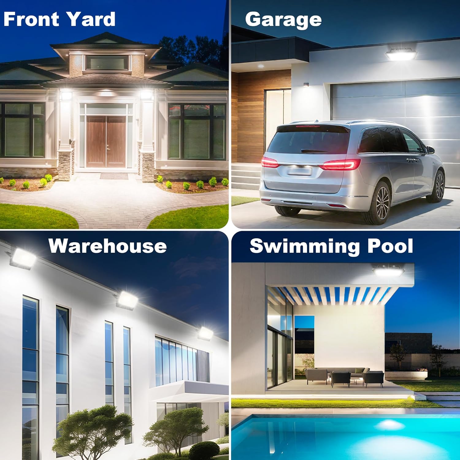 Faretto LED da Esterno 100W 10000LM (2 Pezzi) - immagine 2