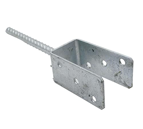 Doja Barcelona Supporto a U per Travi Zincato - 4 Pezzi