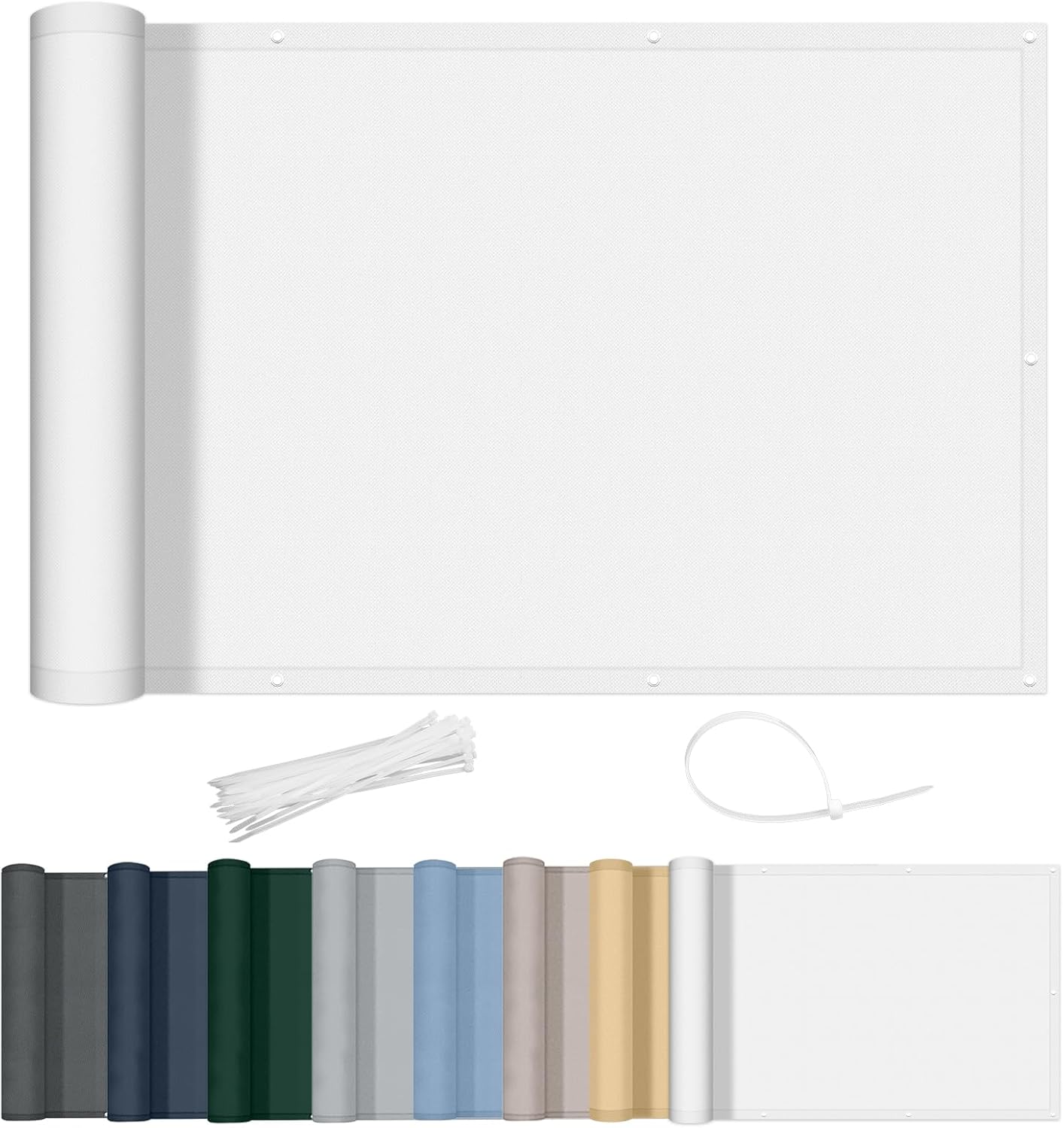 Axt Shade Frangivisto Balcone 100x600cm, Bianco