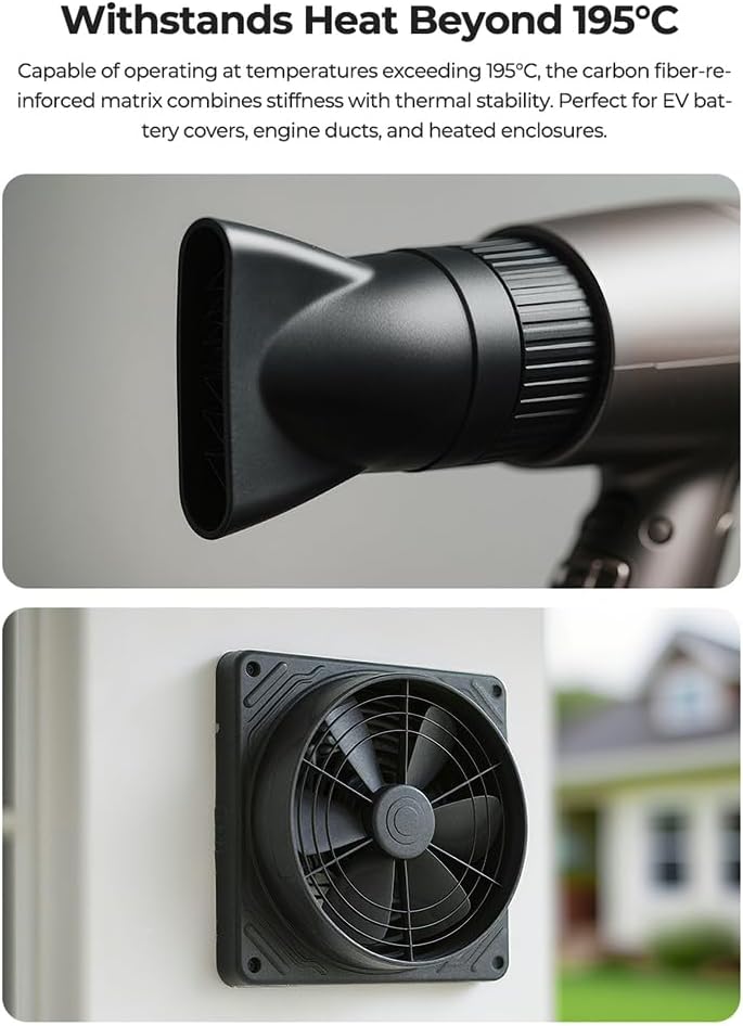 Creality Filamento PAHT-CF 1.75mm Nylon Nero 1kg - immagine 5