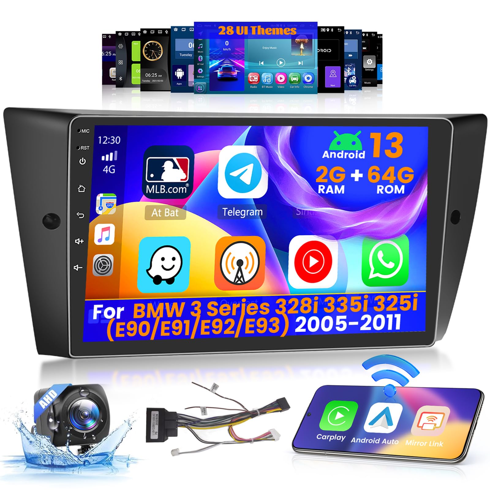 Inefala Android Radio 9'' per BMW Serie 3 (E90-E93) 2005-2011