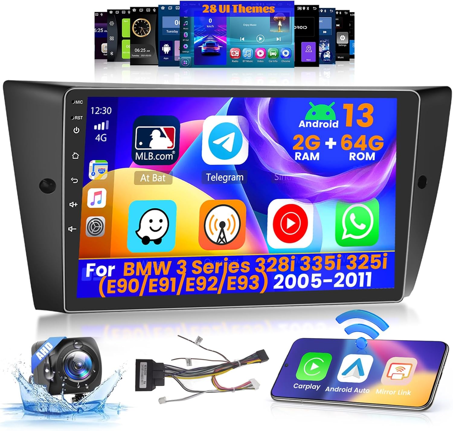 Inefala Android Radio 9'' per BMW Serie 3 (E90-E93) 2005-2011 - immagine 1