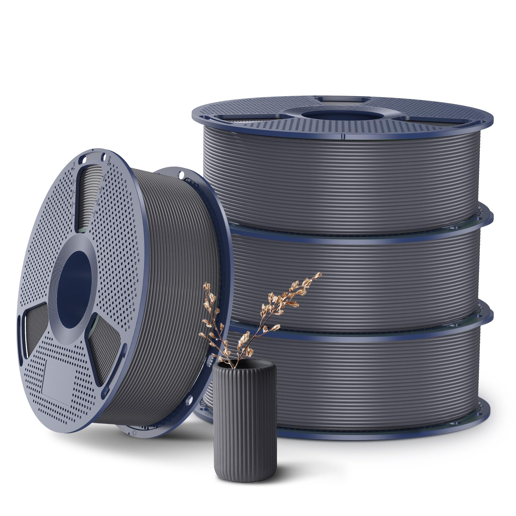 Sunlu Filamento PLA+2.0 High Speed 1.75mm 4KG, Grigio