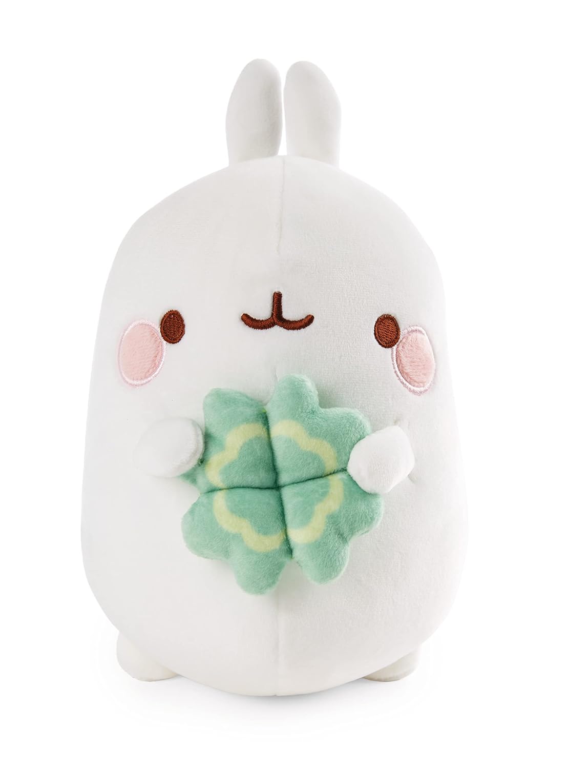 NICI- Peluche MOLANG con Trifoglio 48cm, Colore Bianco, 48876 - immagine 1