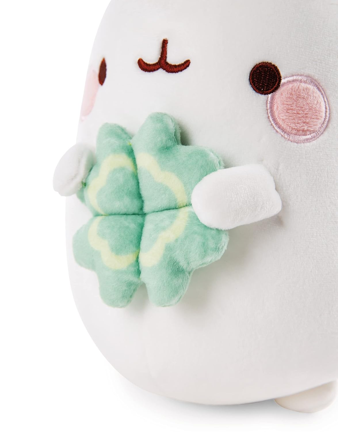 NICI- Peluche MOLANG con Trifoglio 48cm, Colore Bianco, 48876 - immagine 4
