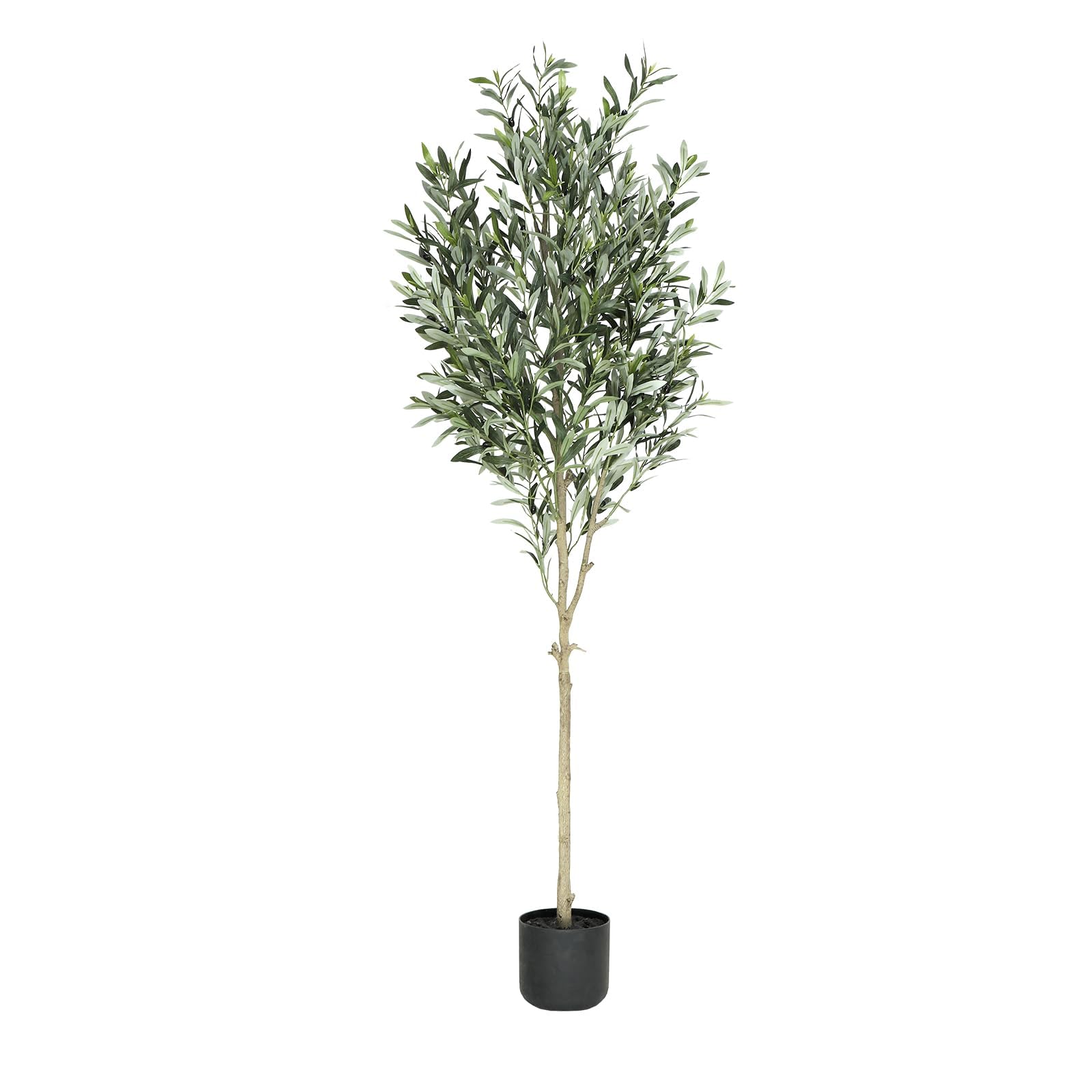 Albero di Ulivo Artificiale 180 cm in Vaso