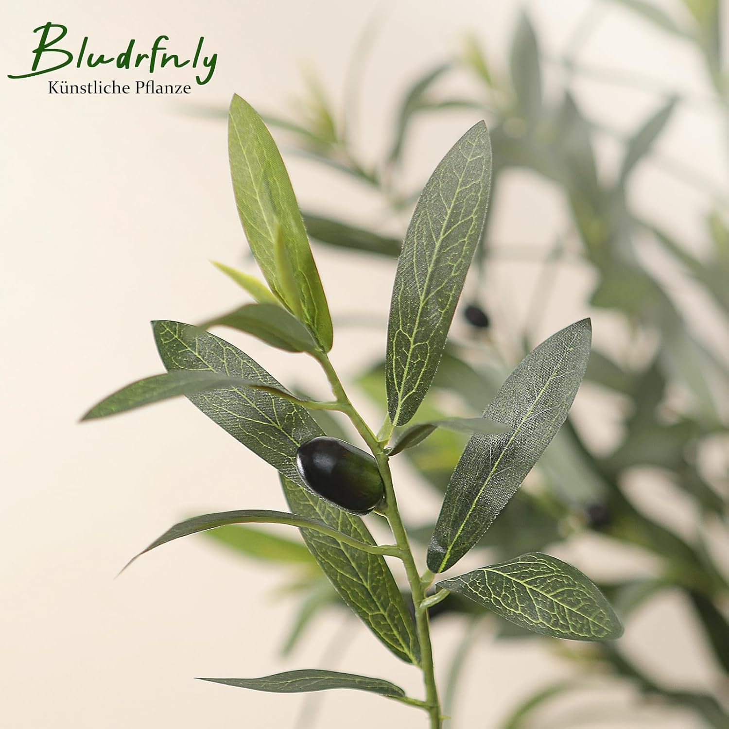 Albero di Ulivo Artificiale 180 cm in Vaso - immagine 3