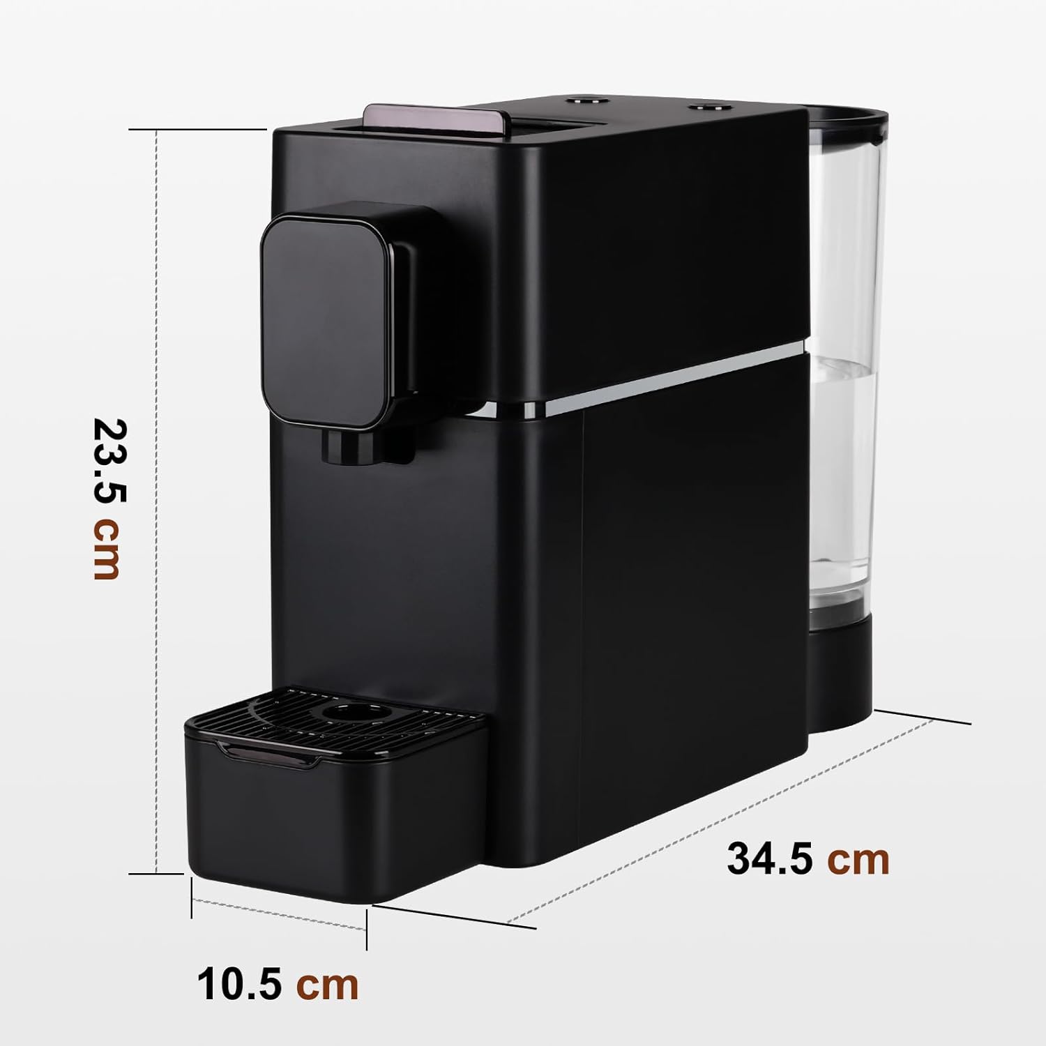 Rying Macchina Caffè a Capsule 19 Bar, Nero - immagine 2