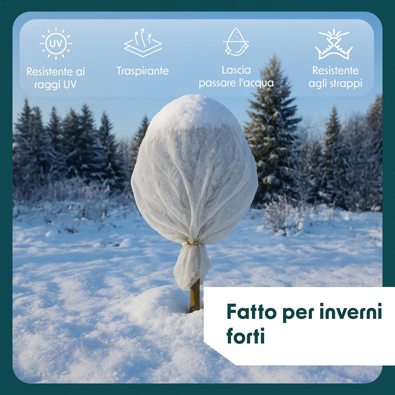 GARDENIX Tessuto Non Tessuto Invernale 17g/m² - immagine 4