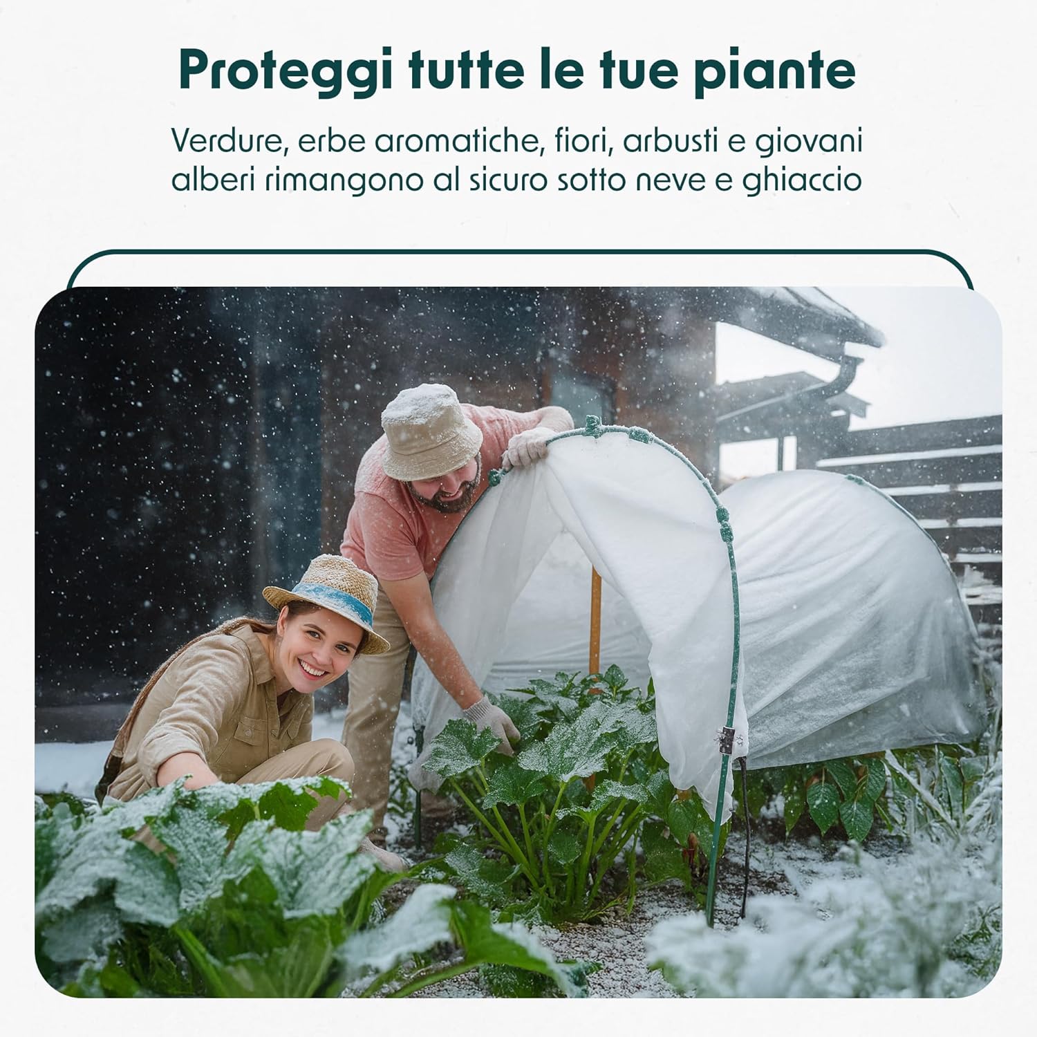 GARDENIX Tessuto Non Tessuto Invernale 17g/m² - immagine 5