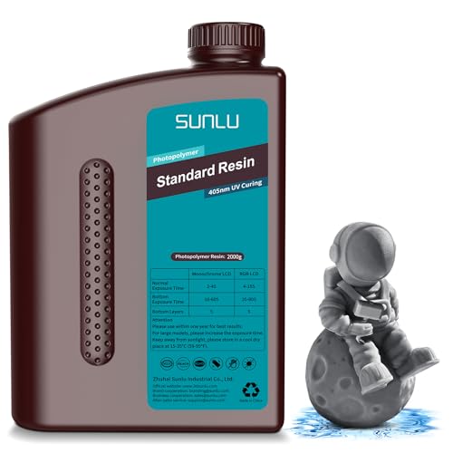 SUNLU Resina 3D Standard 1KG Grigio Scuro