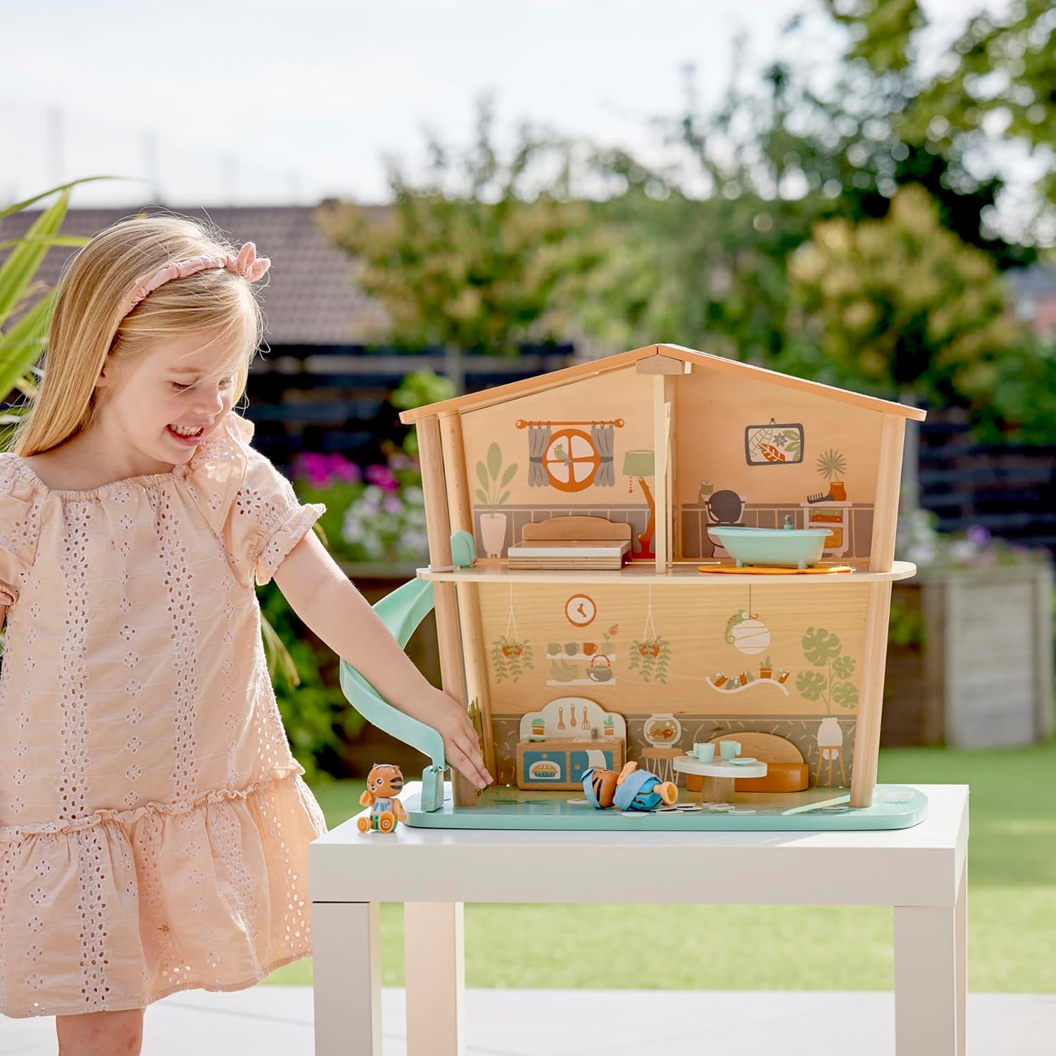 Hape Green Planet Explorers - Casa Giungla Tigri in Legno - immagine 2