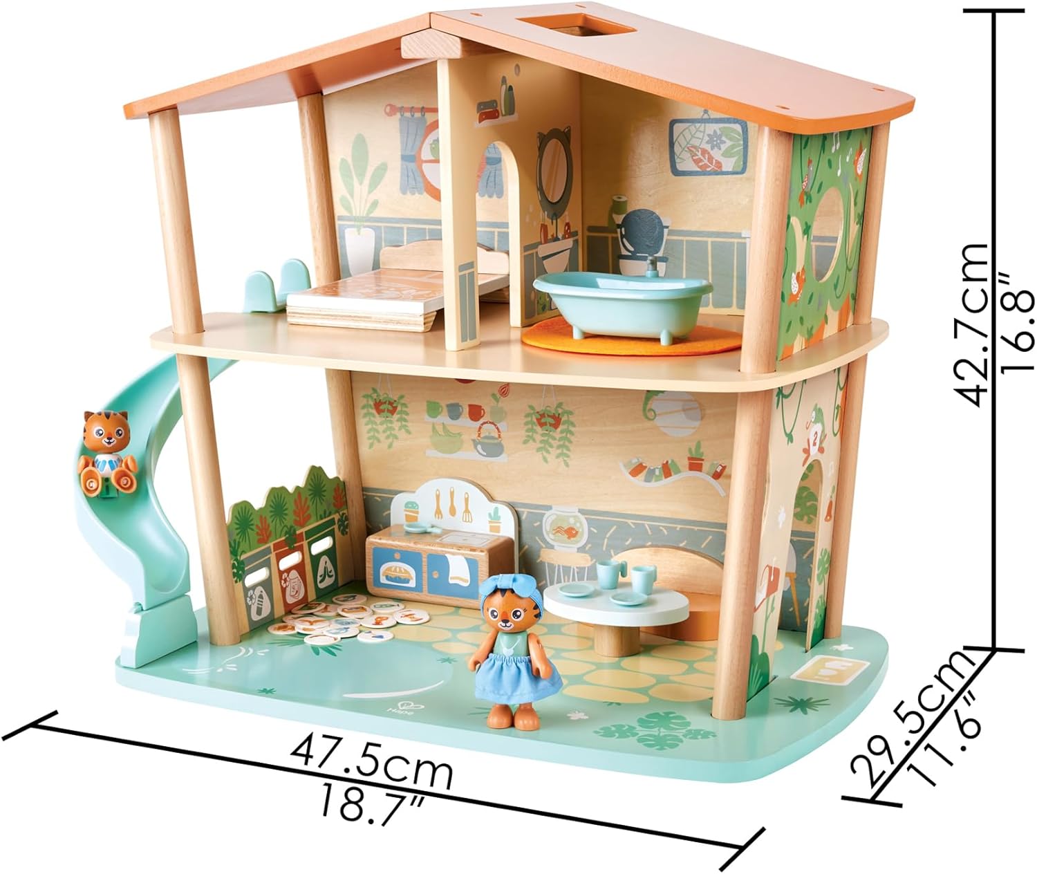 Hape Green Planet Explorers - Casa Giungla Tigri in Legno - immagine 4