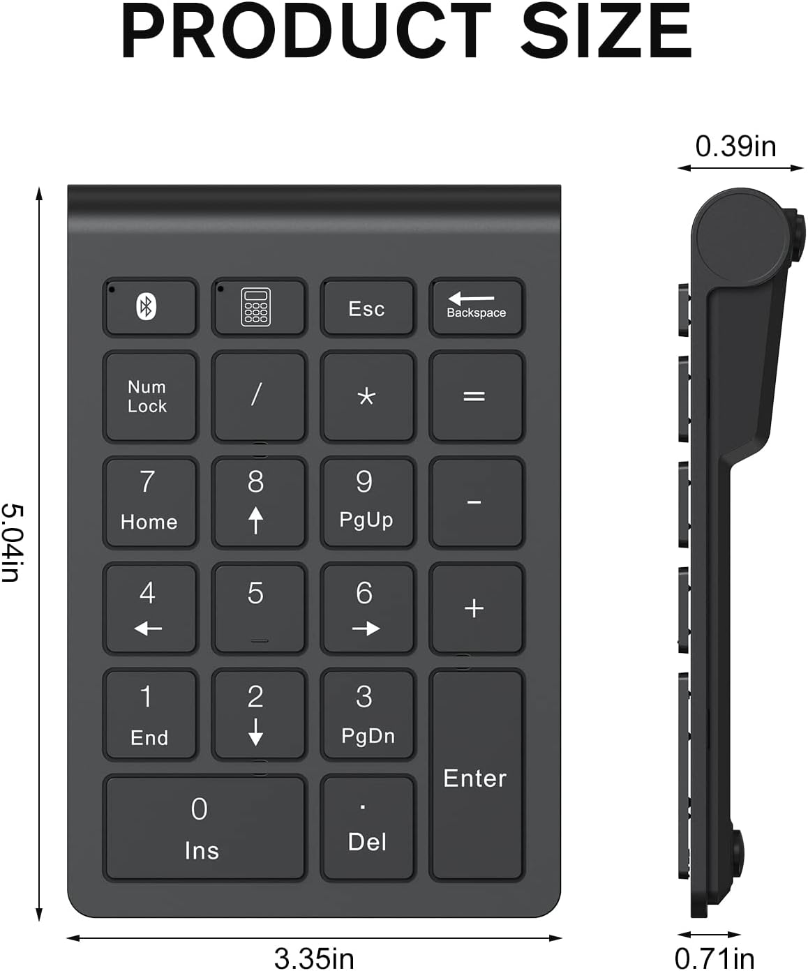 Cimetech Tastiera Numerica Bluetooth 22 Tasti - immagine 4