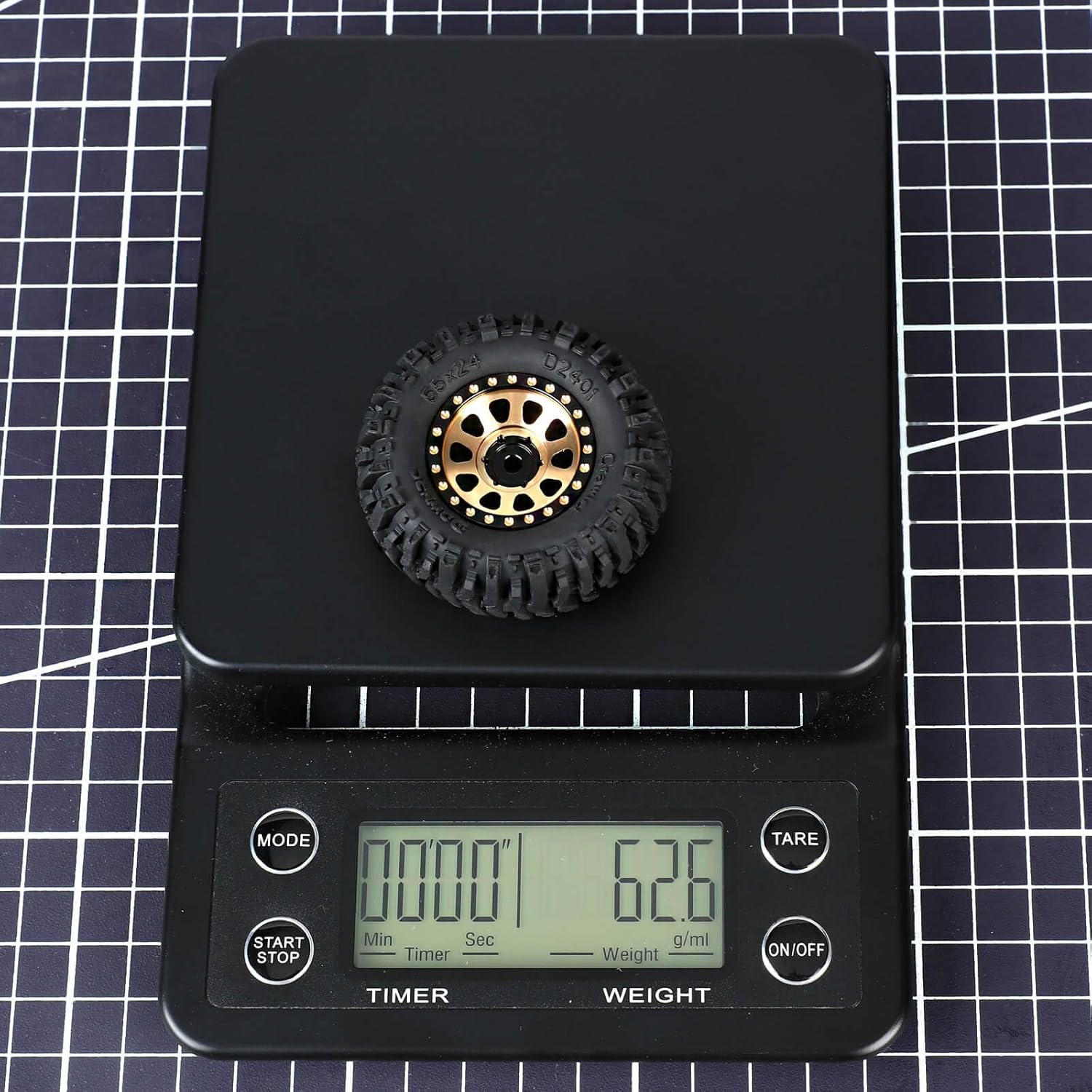 RCAWD Beadlock 2.5cm con Pesi Esagonali in Ottone - immagine 6