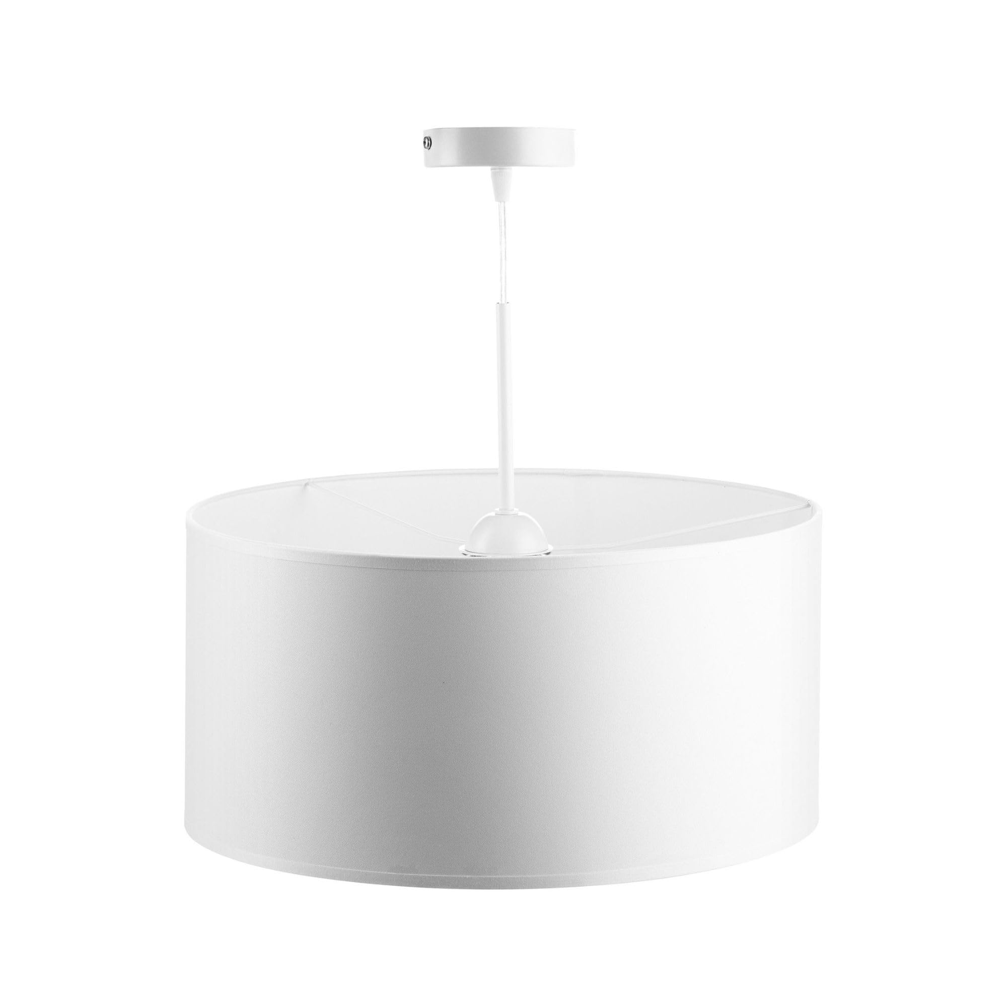 Miratic Lampada a Sospensione Lunga E27, Bianca