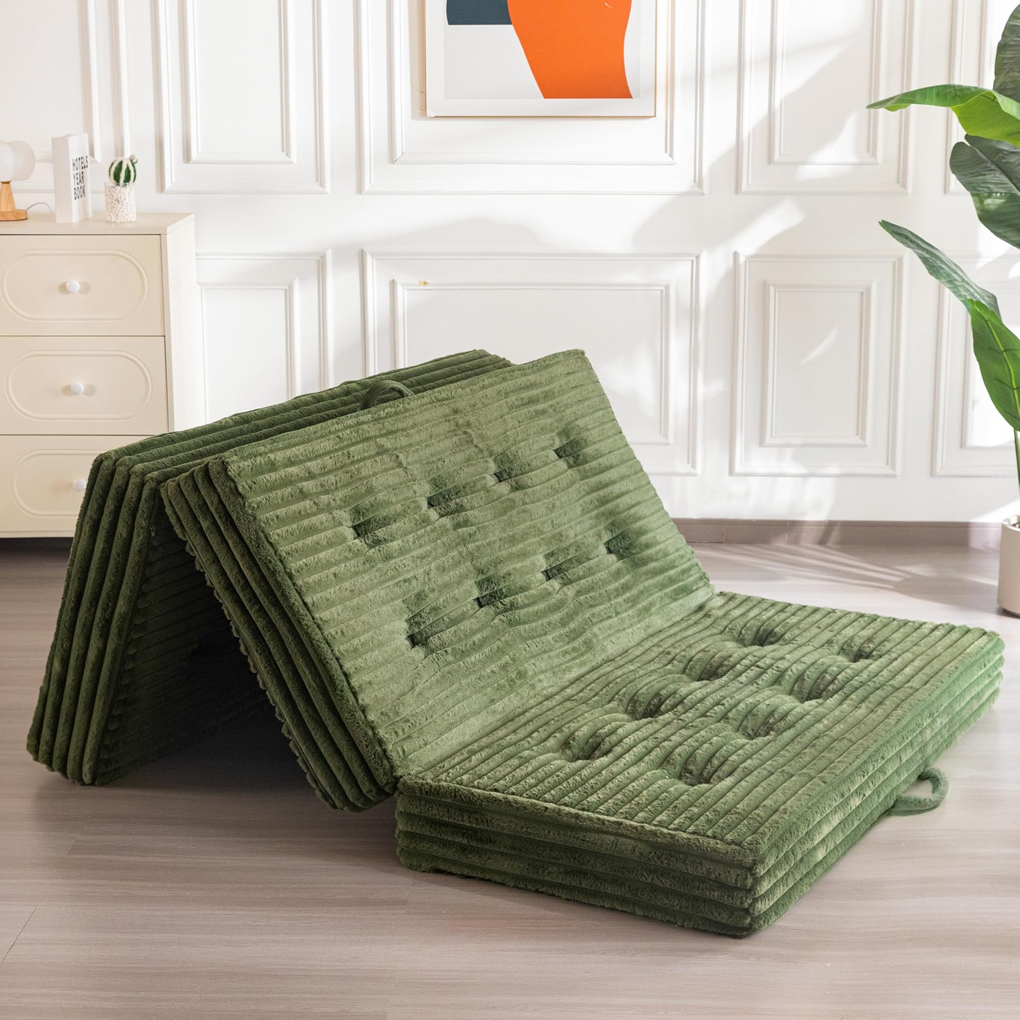 Maxyoyo Materasso Pieghevole 190x90cm 15cm Imbottito