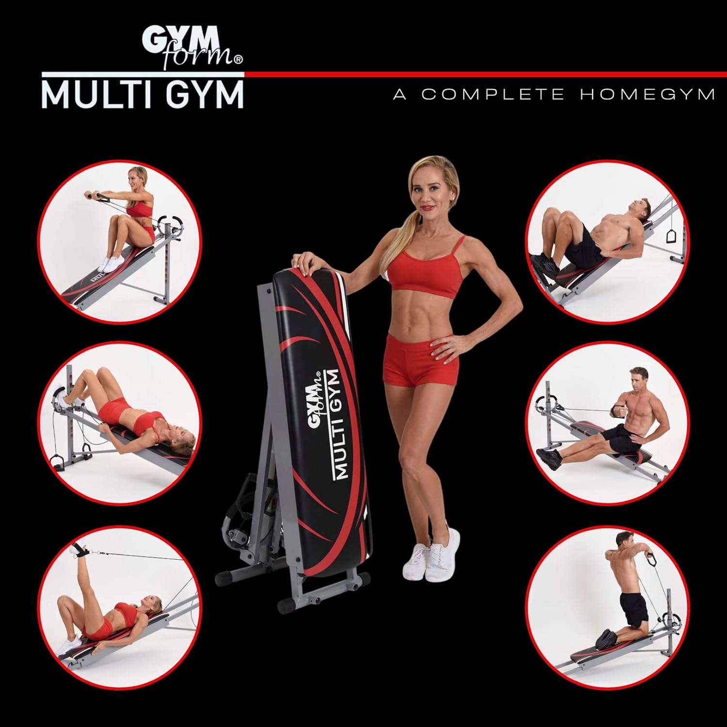 Gymform MULTI GYM - Macchina Fitness Completa Pieghevole - immagine 5