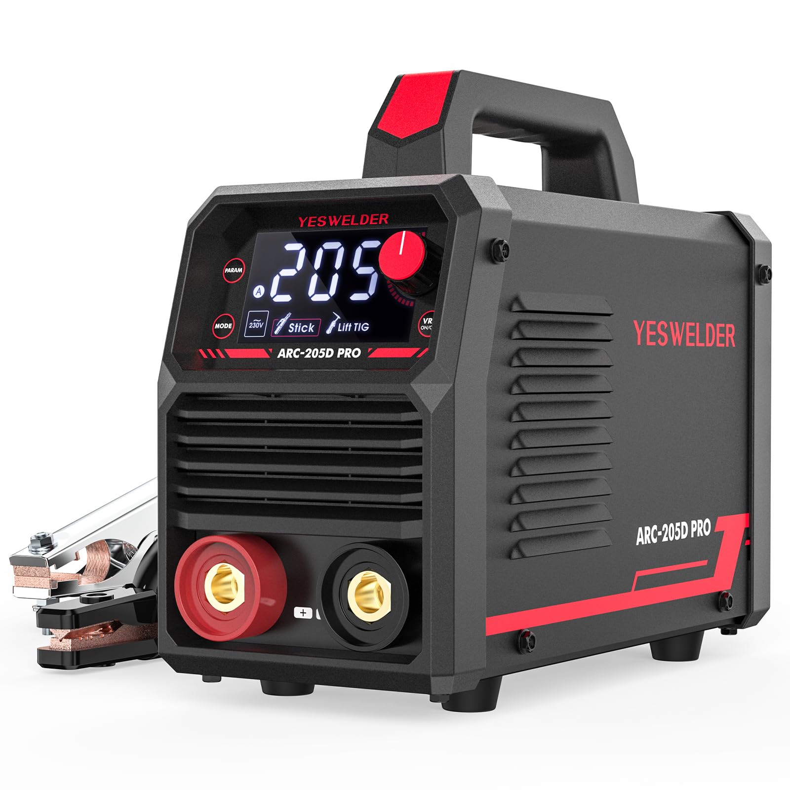 YESWELDER 205A Saldatrice Elettrodo MMA/Lift TIG 230V