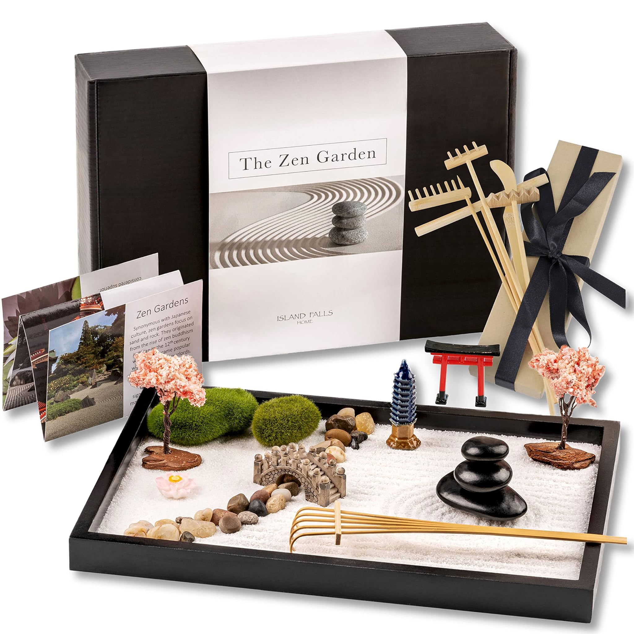 Island Falls Home Zen Garden Kit 28x20 cm
