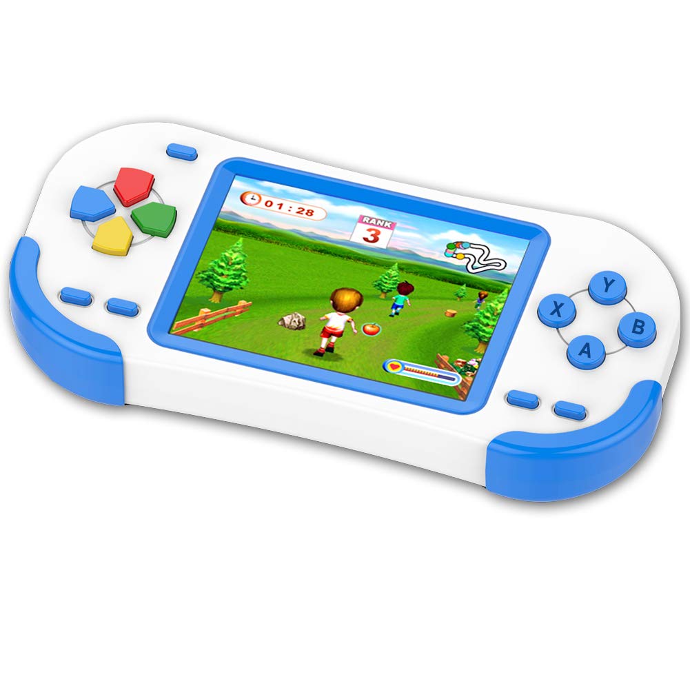 Zhishan Console di Gioco Portatile 3.0" LCD, Blu