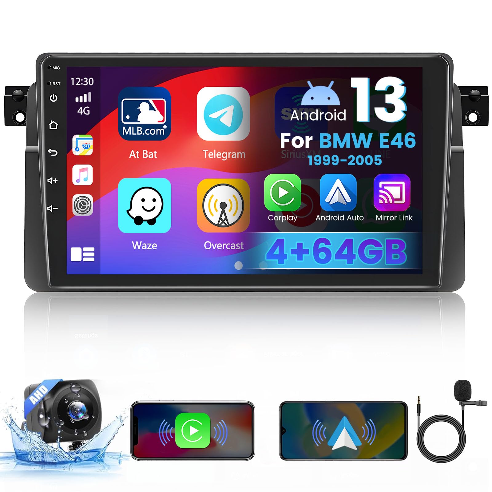 Inefala Autoradio Android 13 per BMW E46 1999-2005